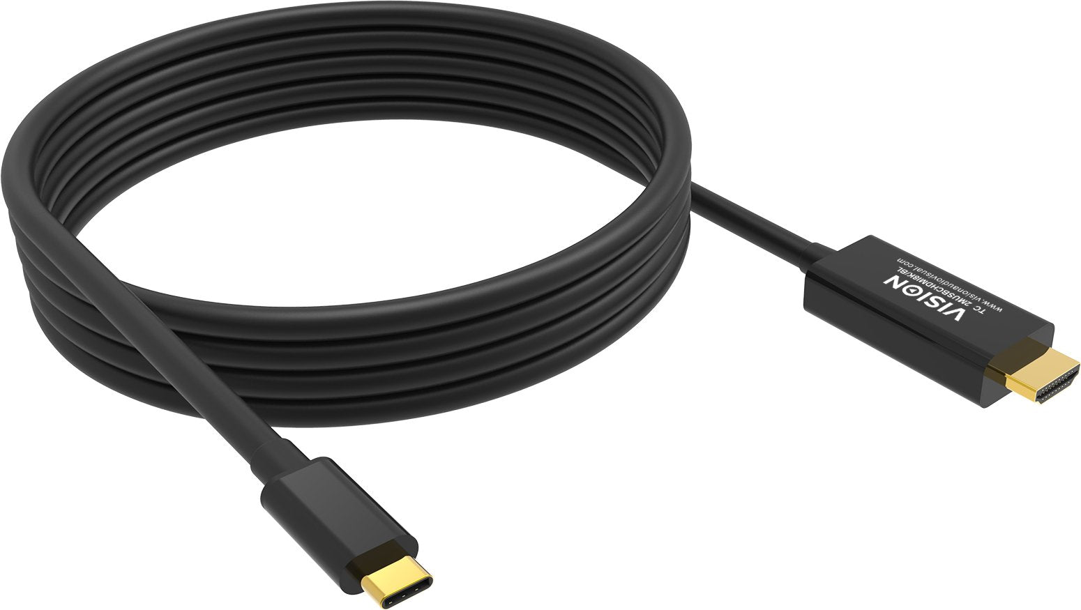 EAN 1147042000007 - Vision TC 2MUSBCHDMI8K/BL cable de teléfono móvil Negro 2 m USB C imagen 1