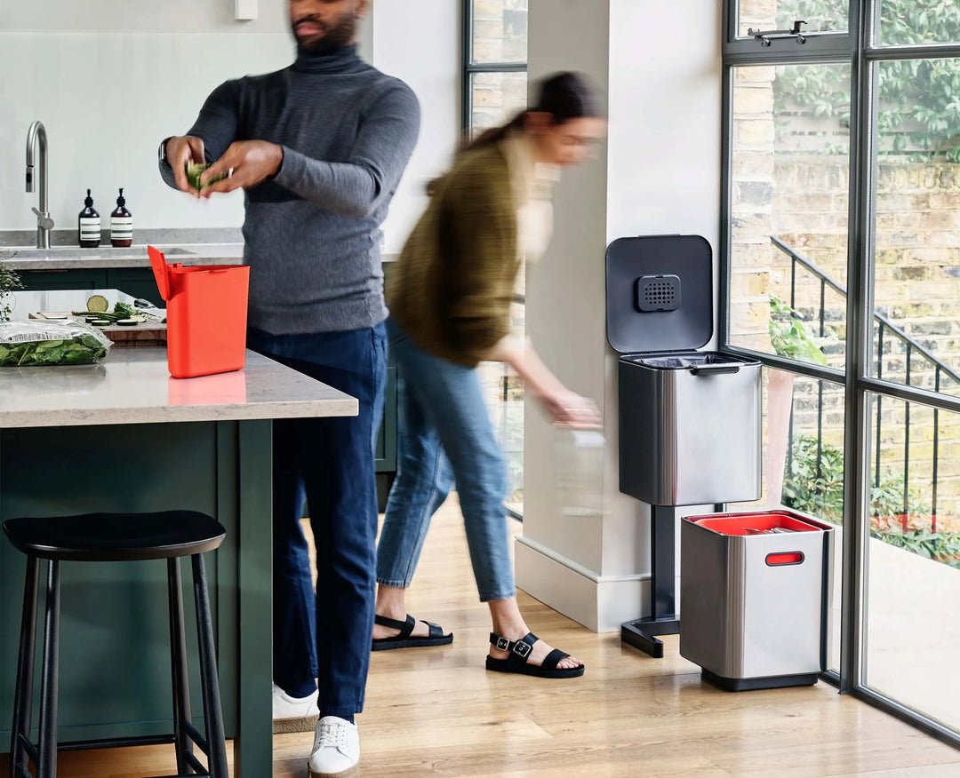 Joseph Joseph Waste Bin Totem 40 L Stainless Steel