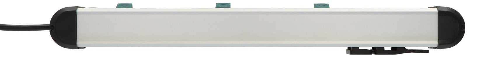 Regleta Brennenstuhl 1391030601 Base Múltiple 3 M 6 Salidas Ac Interior Negro, Plata