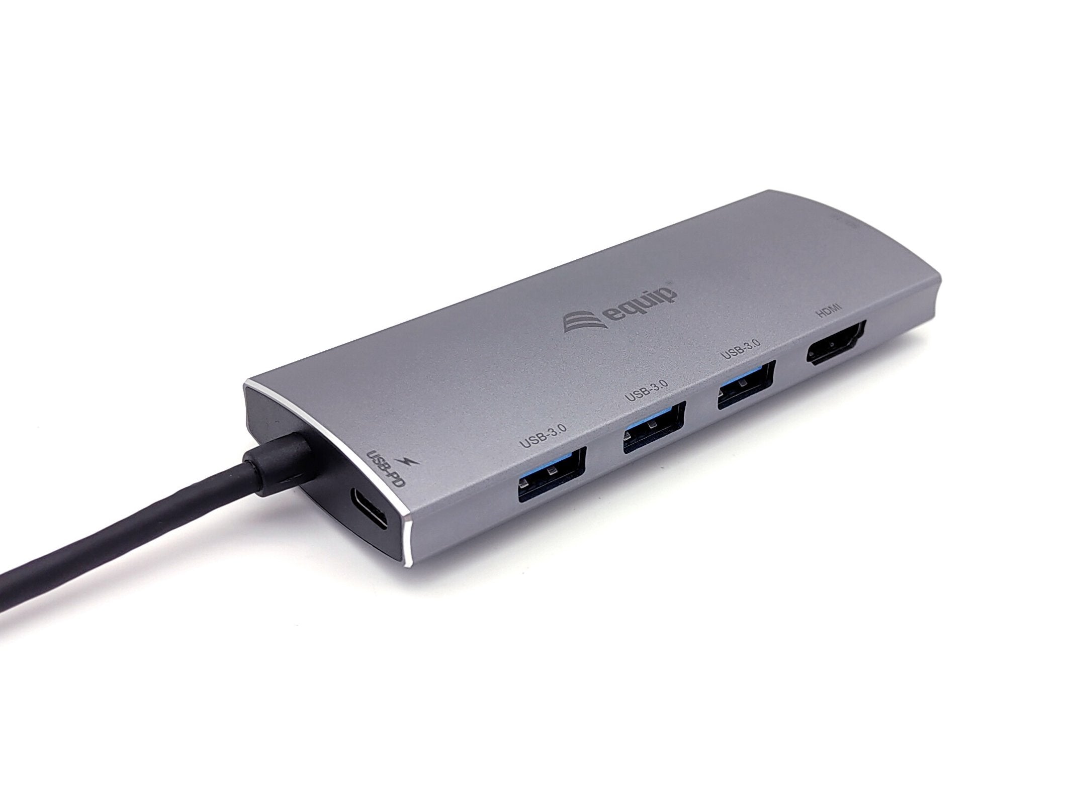 Equip Adaptador Usb-C -> Hdmi, 3xusb3.0, Pd, Sd, Tf4k60hz 0.15m Sw