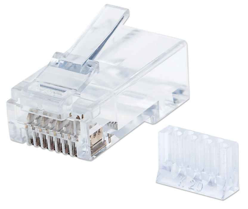 Intellinet 790604 Conector Rj45 Transparente