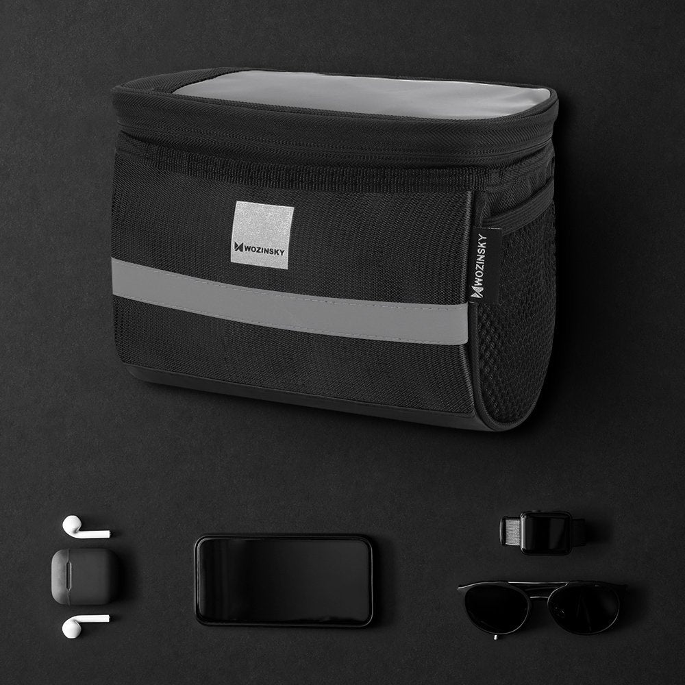 EAN 5907769300516 - Wozinsky WBB12BK Frente Bolsa de bicicletas 2 L Poliéster, PVC Negro imagen 8