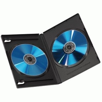 1x5 Hama Dvd-Double Jewel Case Black 51294