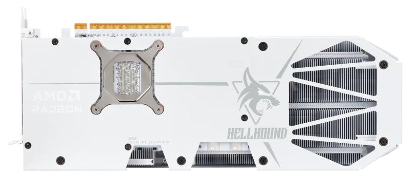 Tarjeta Grafica Vga Powercolor Radeon Hellhound White Rx 9070 Xt 16gb Gddr6