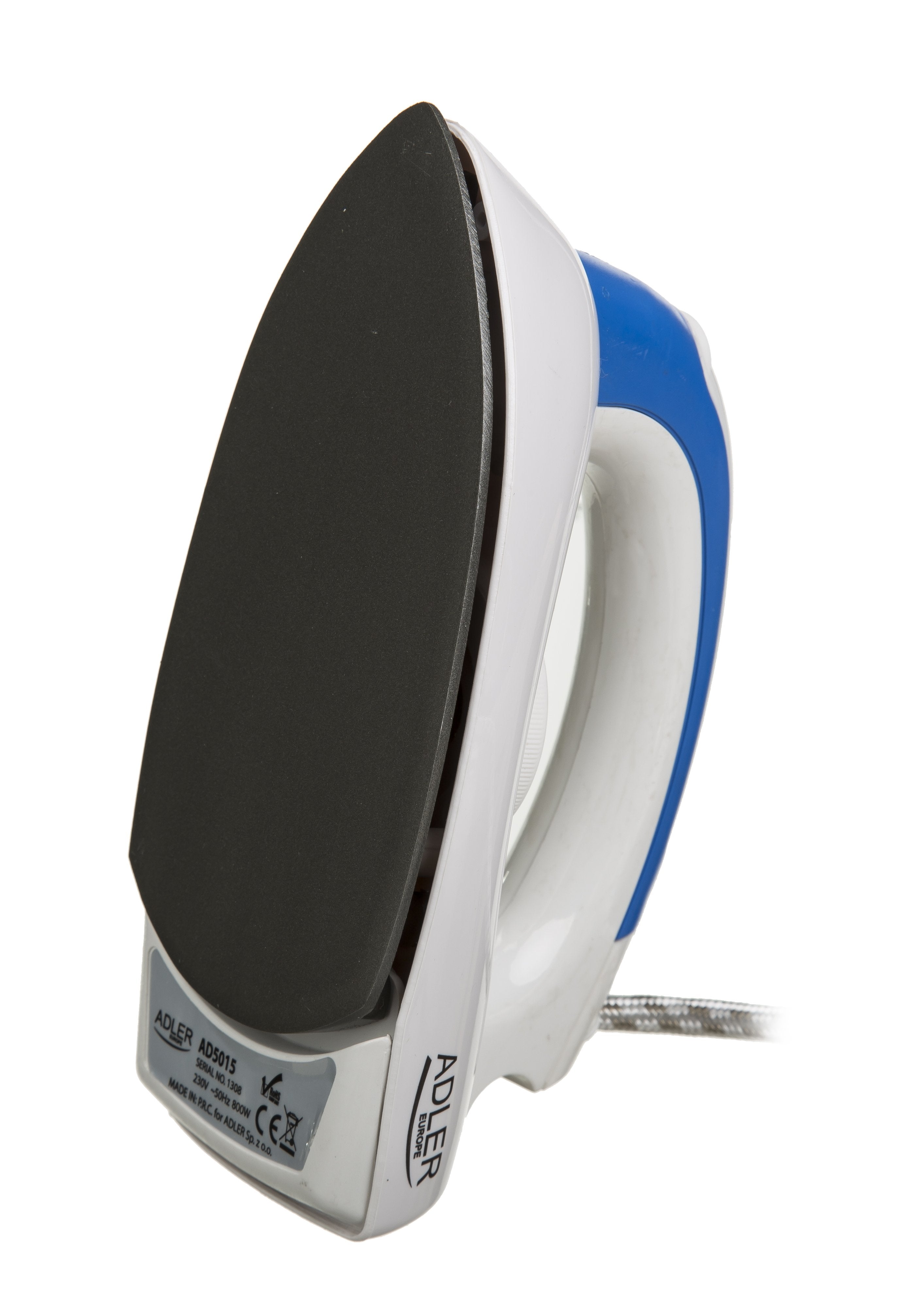 Plancha Adler Ad 5015 Seco 800 W Azul, Blanco