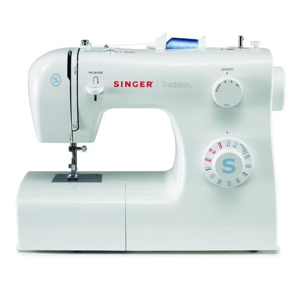 Máquina De Coser Singer 2259 Tradition - Mecánica, 19 Puntadas, 120 V, Color Blanco