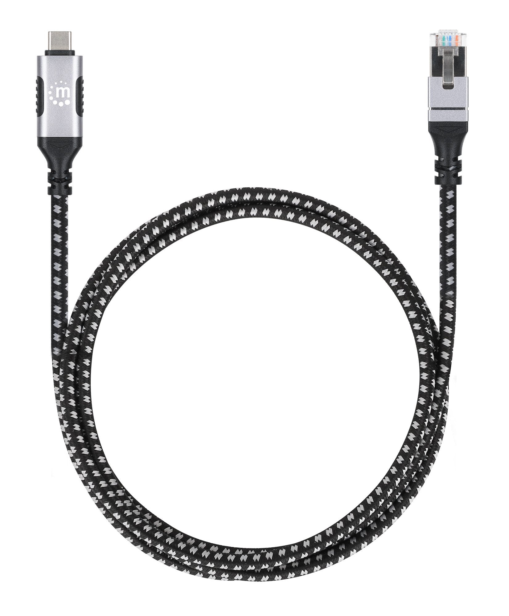 EAN 0766623394826 - Manhattan 394826 cambiador de género para cable RJ-45 USB-C Negro, Plata imagen 9