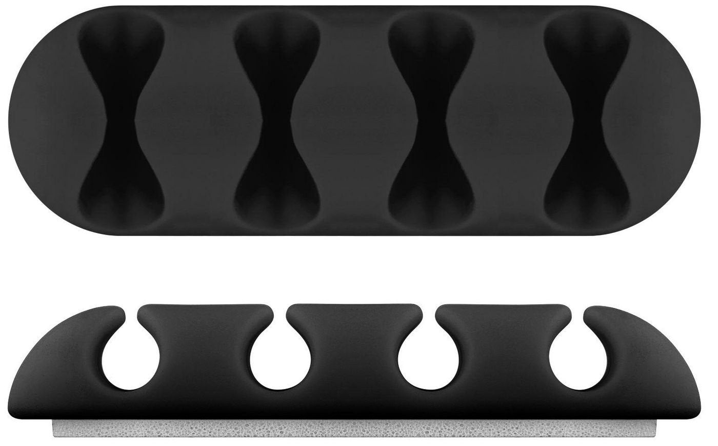 Microconnect Cablemana-16 Organizador De Cables Piso Soporte Para Cables Negro 2 Pieza(S)