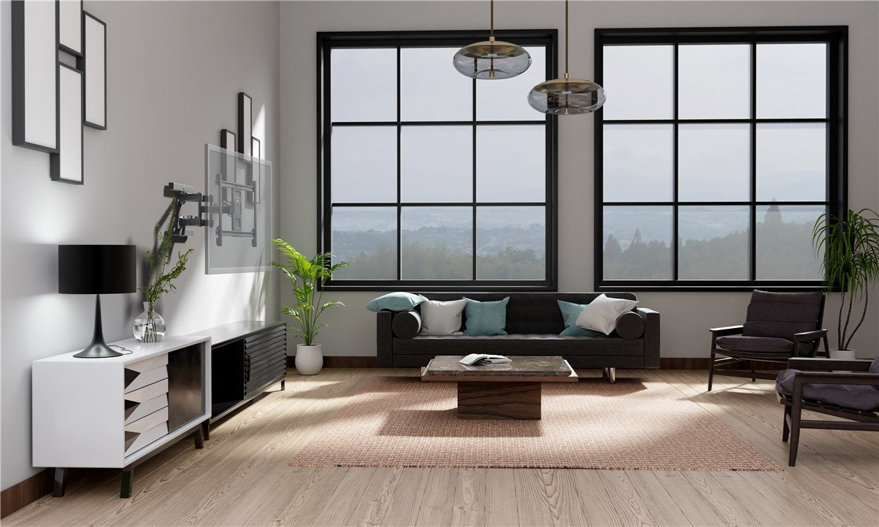 Soporte Tv/Mon Goobay Pared Negro Fullmotion L