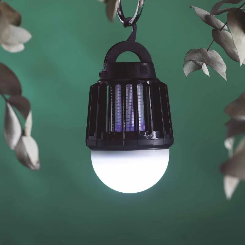 Jata Most3547 - Lámpara Antimosquitos Eléctrico Uv Recargable Usb, Mata Insectos Portátil 2 En 1 Con Luz Led, Ipx4, 50 M², Interior Y Exterior, Silencioso, Bajo Consumo