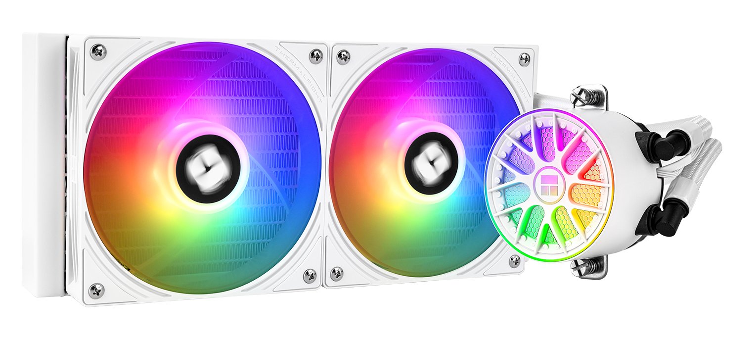 K Kit Watercooling Aio Thermalright Aqua Elite V6 Rgb - 240mm (Blanc)