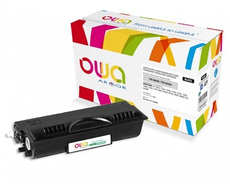 Tóner Compatible Owa Brother Tn-6300, Tn-6600 (6000 Páginas) Negro