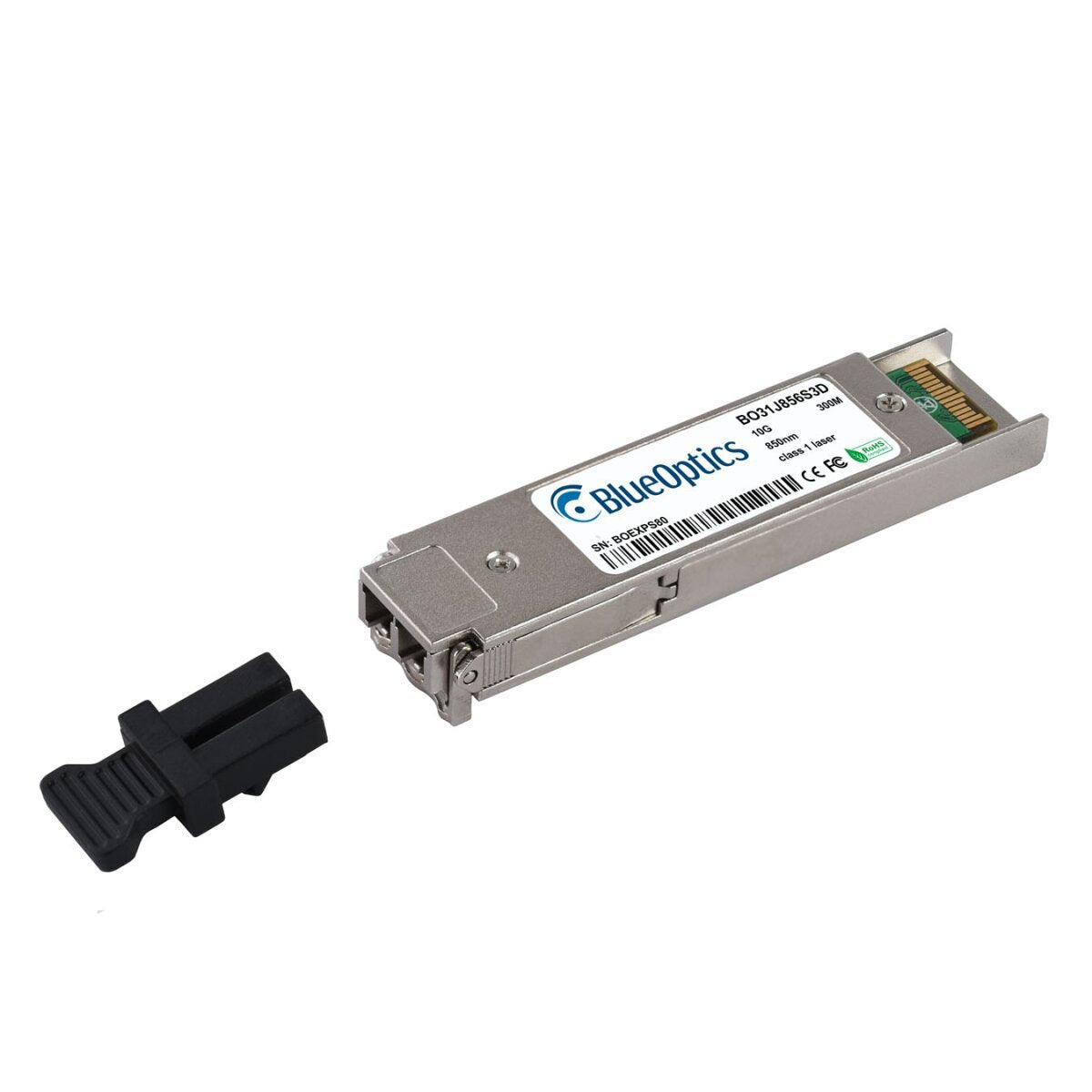Blueoptics Intel Txn181070850x2d Blueoptics Bo31j856s3d Xfp Transceiver, 10gbase-Sr, Multimode Fiber, 850nm, 300m