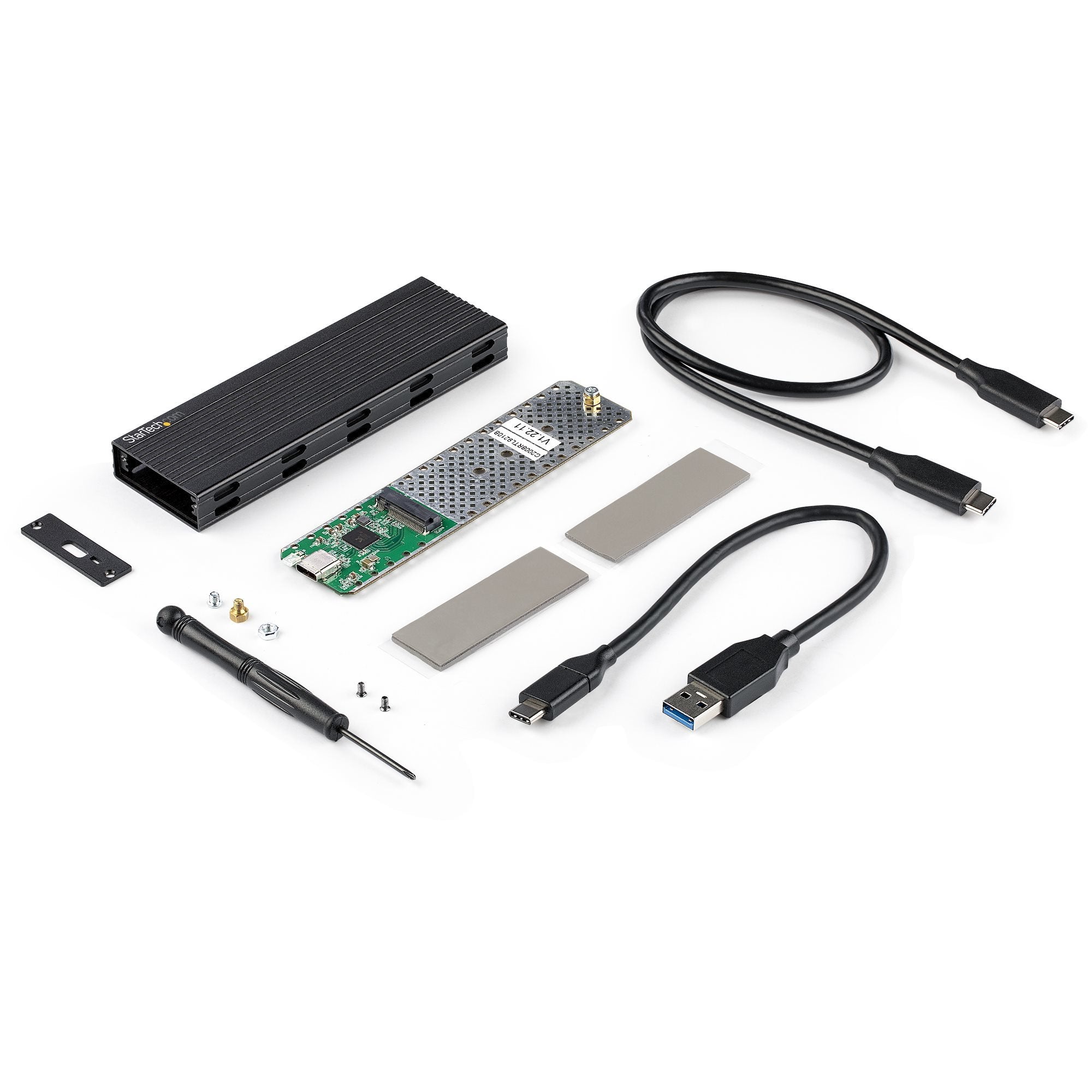 Startech Caja Externa Usb-C Nvme M.2 Ssd Sata M.2 Aluminio Ngff