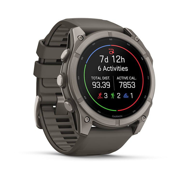 Fenix 9 51mm, Amoled, Pebble Gray, Bare Ti,Emea/Aus/Afr