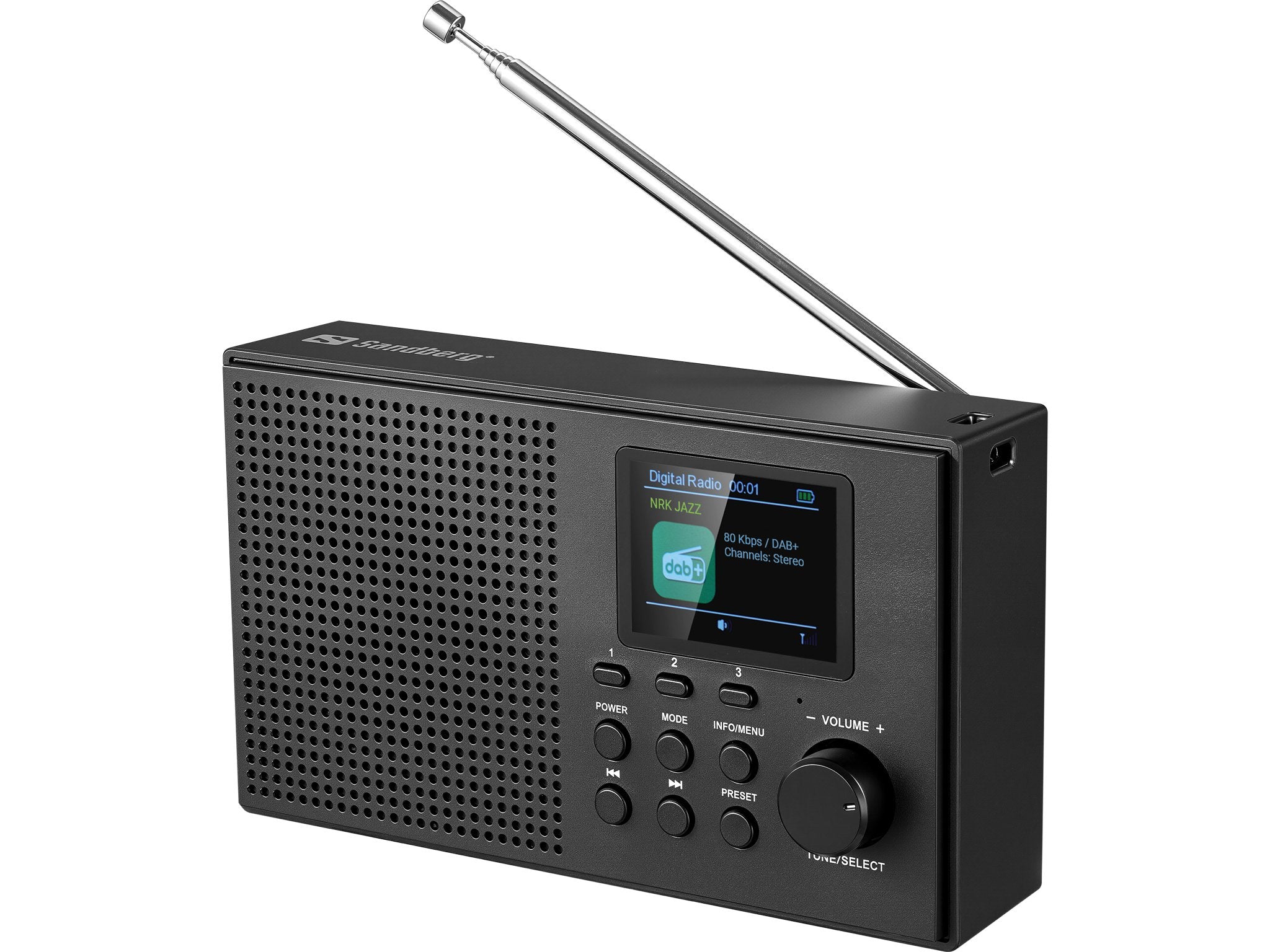 EAN 5705730421396 - Sandberg 421-39 radio Portátil Analógico y digital Negro imagen 1
