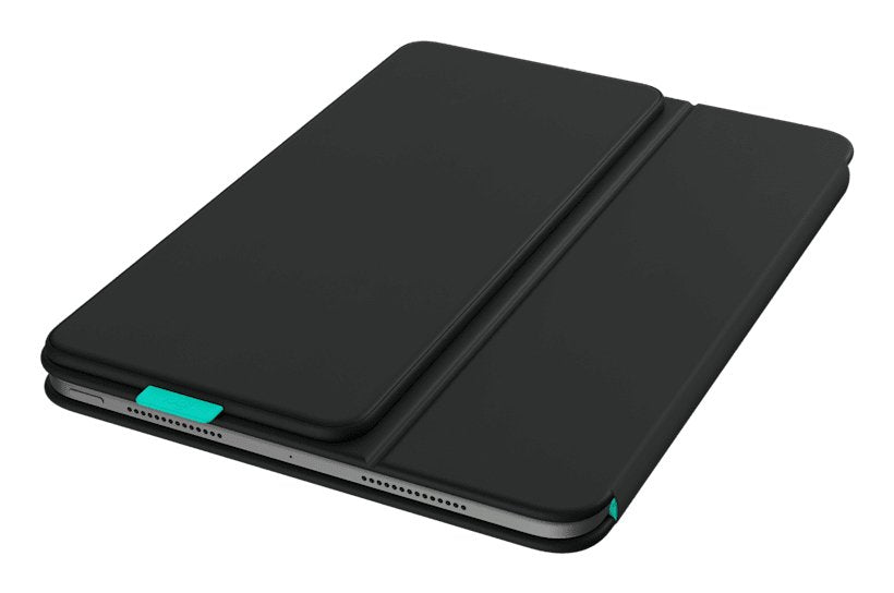 Logitech Flip Folio - Teclado Y Funda Tipo Folio - Full Size - Inalámbrico - Bluetooth 5.1 Le - Qwertz - Suizo - Graphite - Para Apple 10.9-Inch Ipad Air (5th Generation)