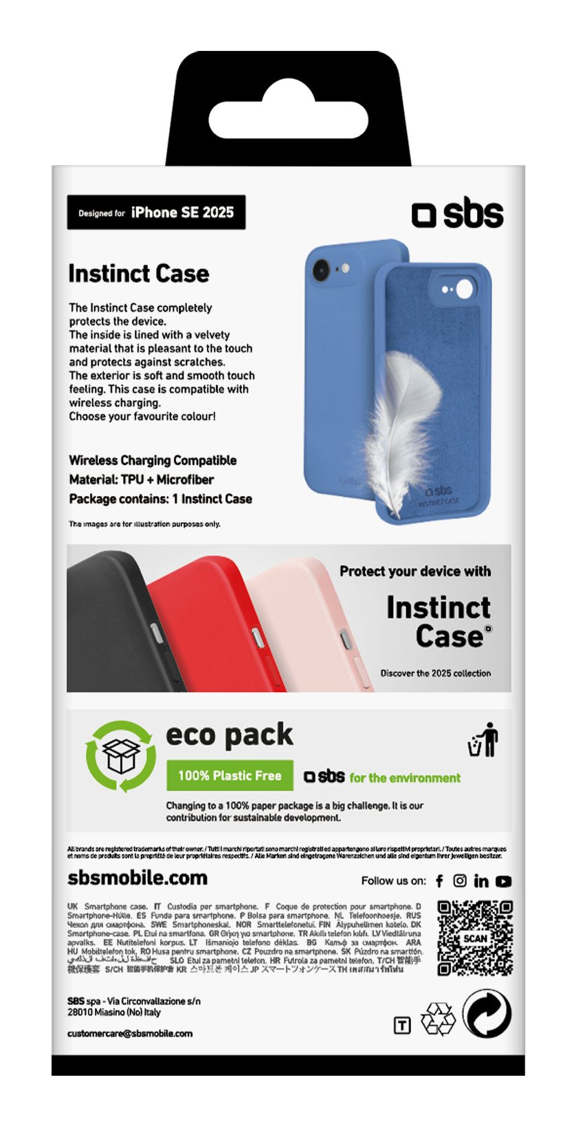 Sbs Inminct Funda Para Iphone 16e Blue