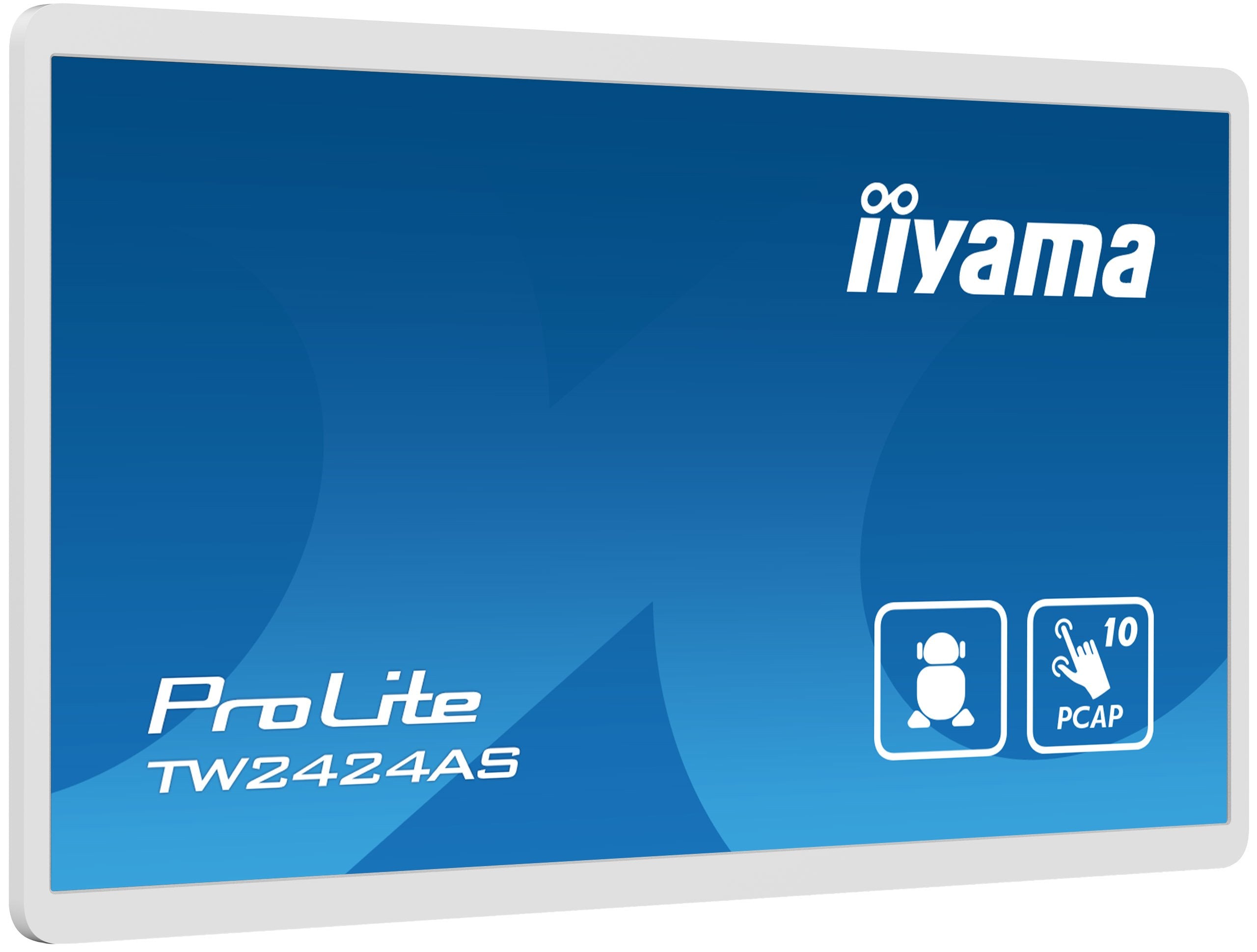 EAN 4948570122950 - iiyama TW2424AS-W1 pantalla para PC 60,5 cm (23.8") 1920 x 1080 Pixeles 4K Ultra HD Pantalla táctil Negro imagen 3