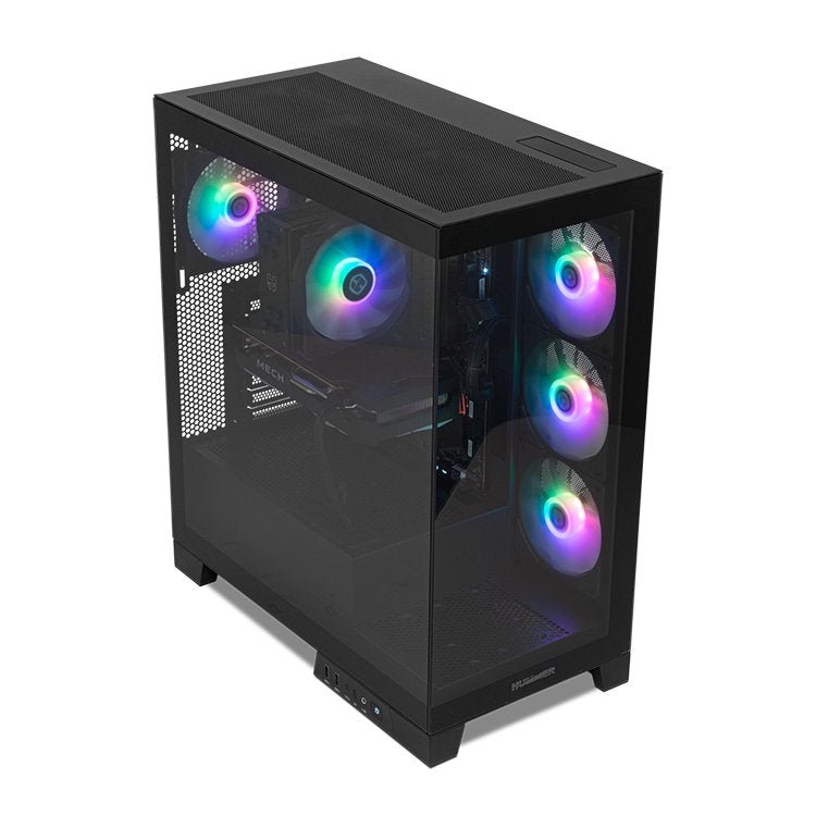 EAN 8436587974847 - NOX Hummer Glock Black Midi Tower Negro imagen 4