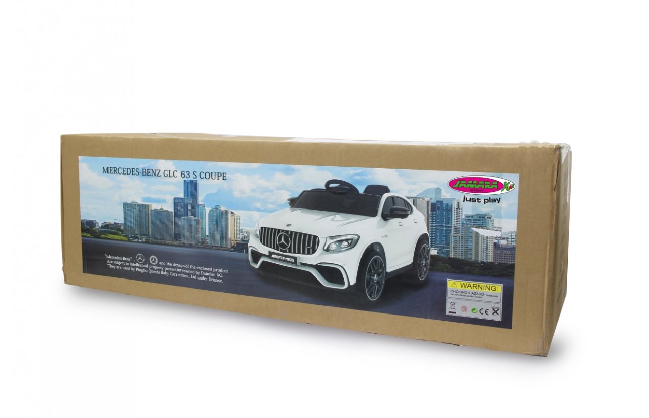 Jamara Mercedes-Benz Amg Glc 63 S Coupé, Vehículo Infantil (Blanco, 12v)