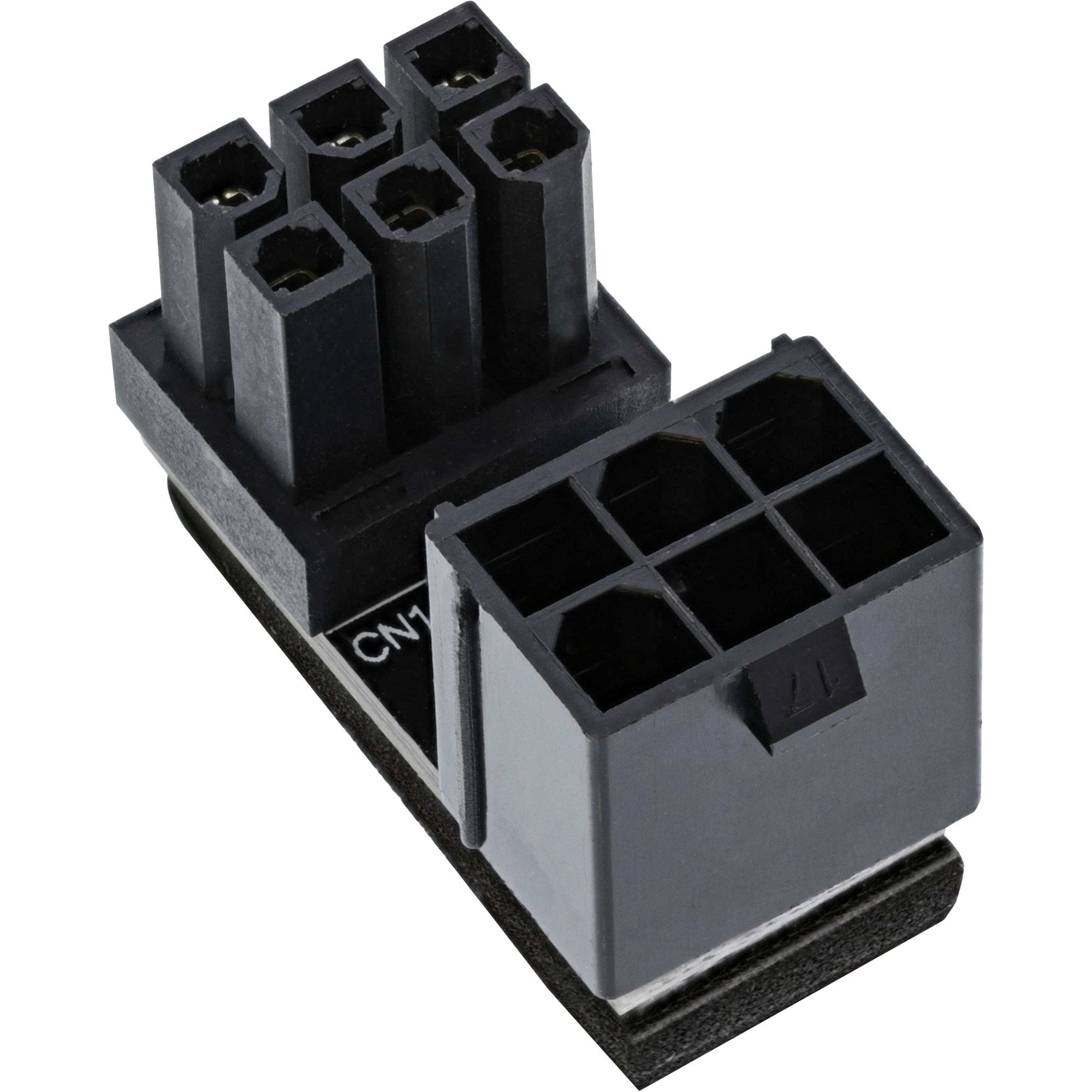 Adaptador De Corriente Inline Interno, 180° Atx 6 Pines Macho/Hembra, Para Tarjeta Gráfica De Escritorio
