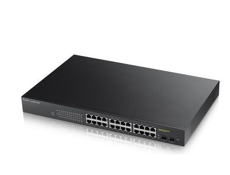 Zyxel Gs1900-24hpv2 Switch L2 24xgbe Poe Rackmount