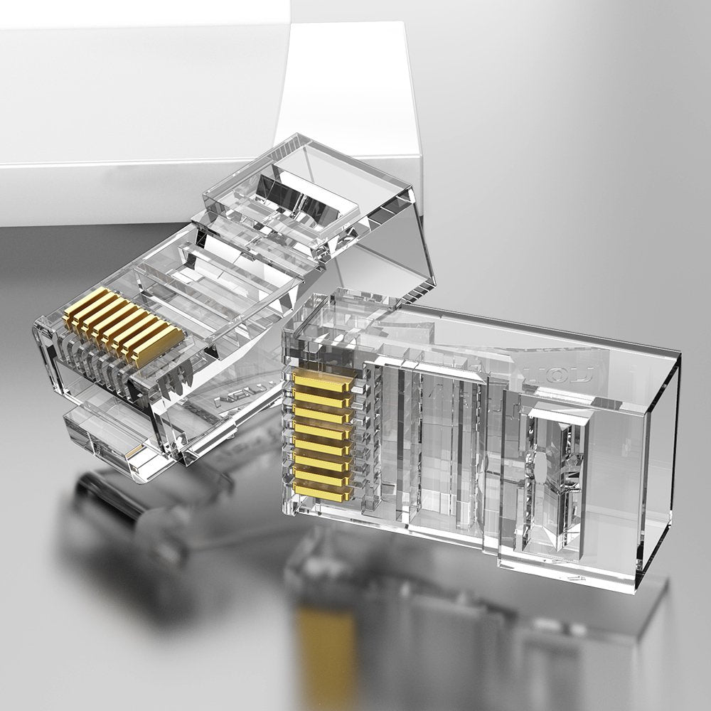 EAN 6922794744158 - Vention IDBR0-50 conector RJ-45 Plata, Transparente imagen 2