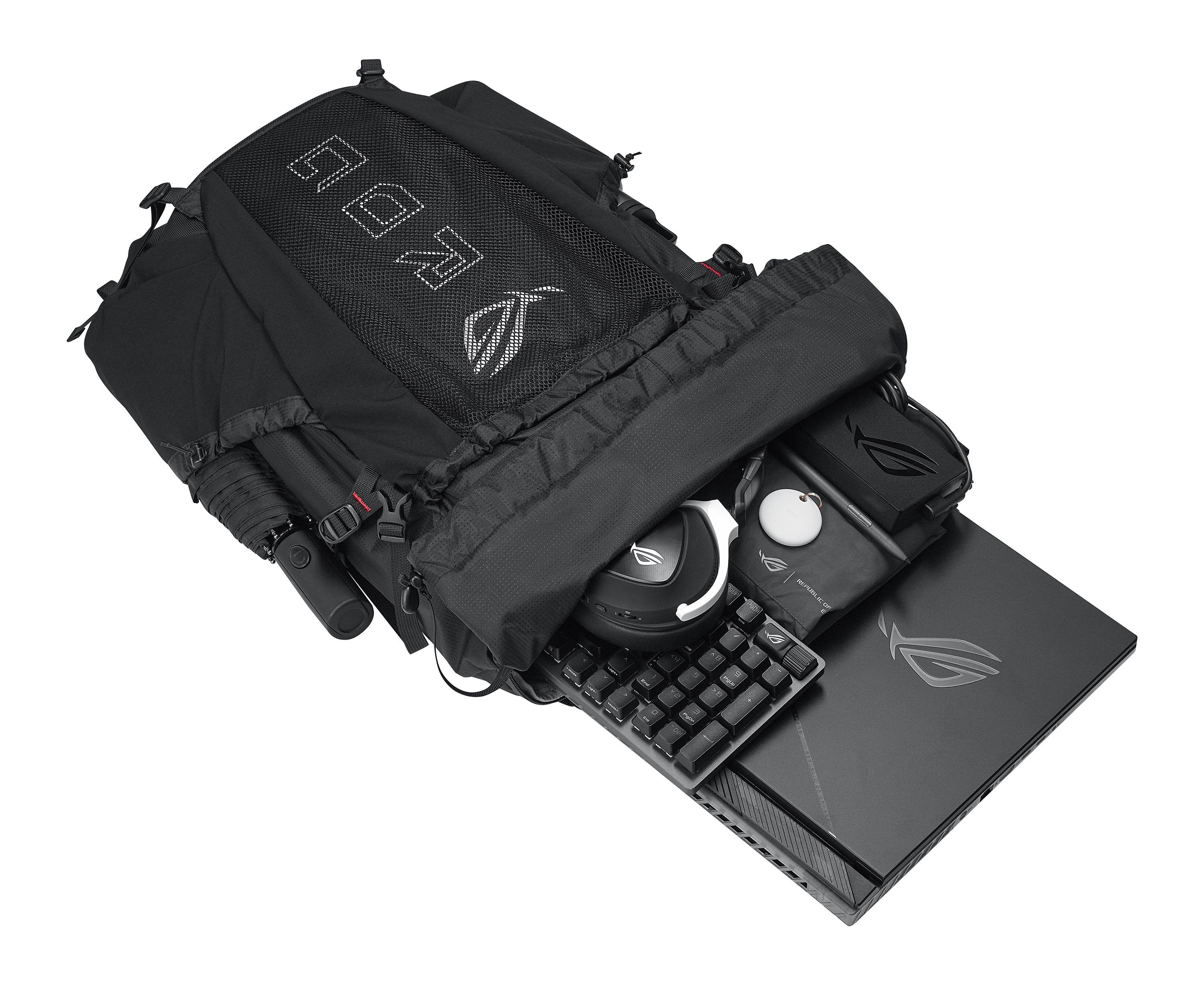 EAN 4711387586969 - ASUS ROG Archer ErgoAir mochila Mochila de gaming Negro EVA (Etileno Acetato de Vinilo), Licra, Nylon imagen 4