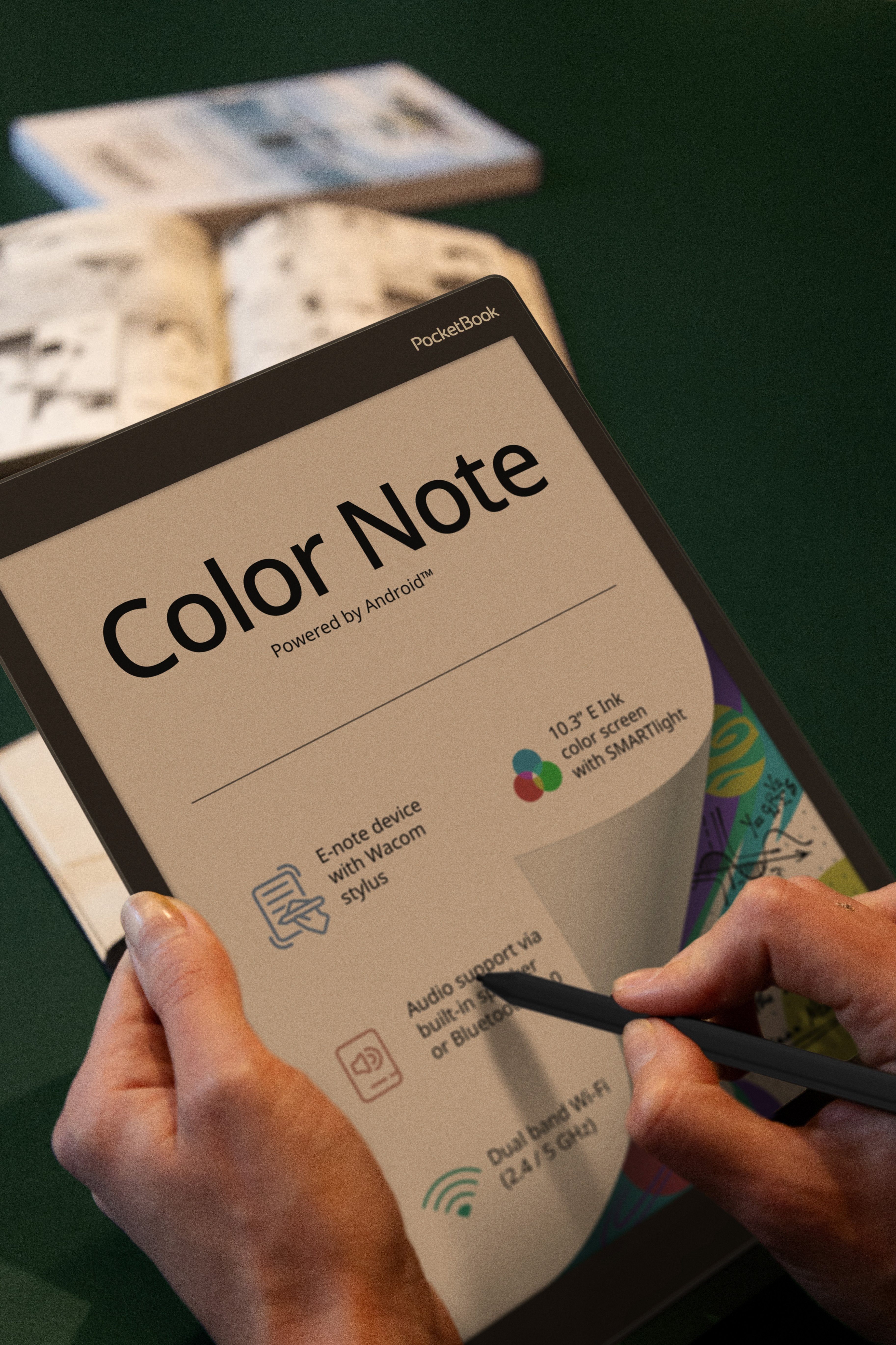 EAN 7640152097478 - PocketBook Color Note lectore de e-book Pantalla táctil 32 GB Wifi Negro, Azul imagen 3