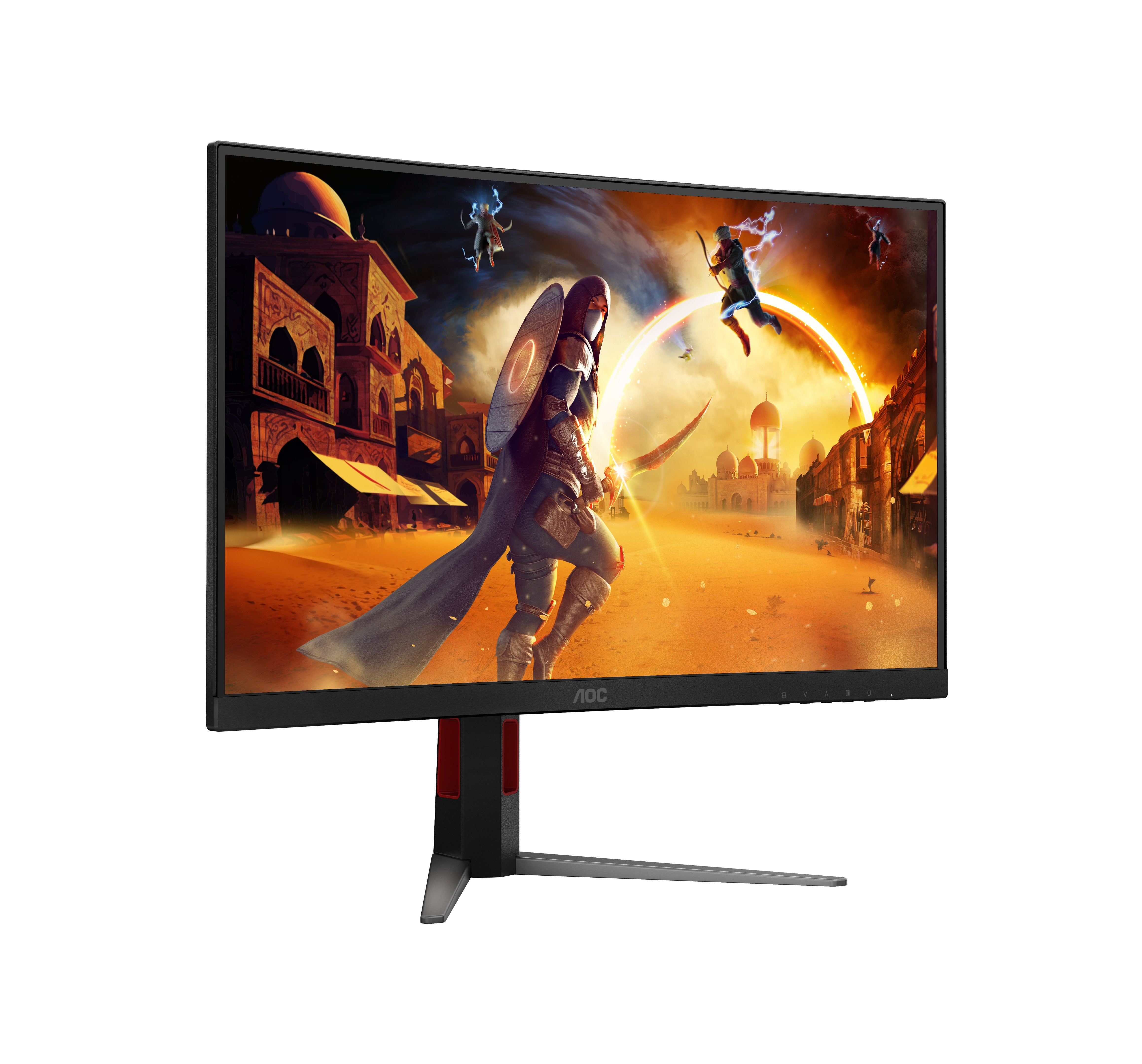 EAN 4038986183703 - AOC G4 CQ27G4Z2P pantalla para PC 68,6 cm (27") 2560 x 1440 Pixeles Quad HD LCD Negro, Rojo imagen 7