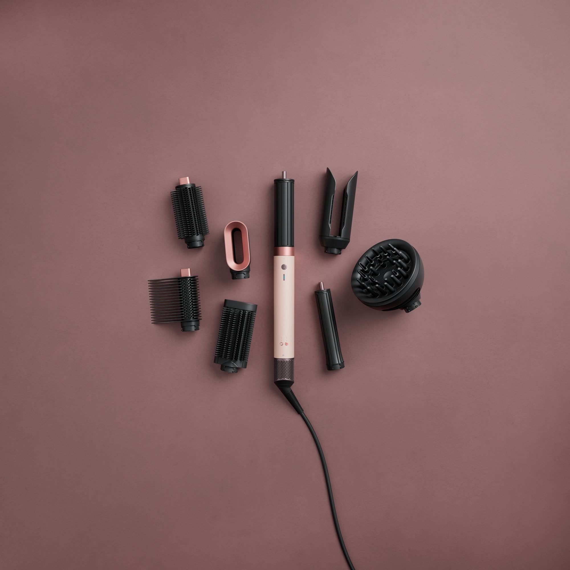 Dyson Airwrap Co-Anda2x Haarstyler Straight+Wavy Pink