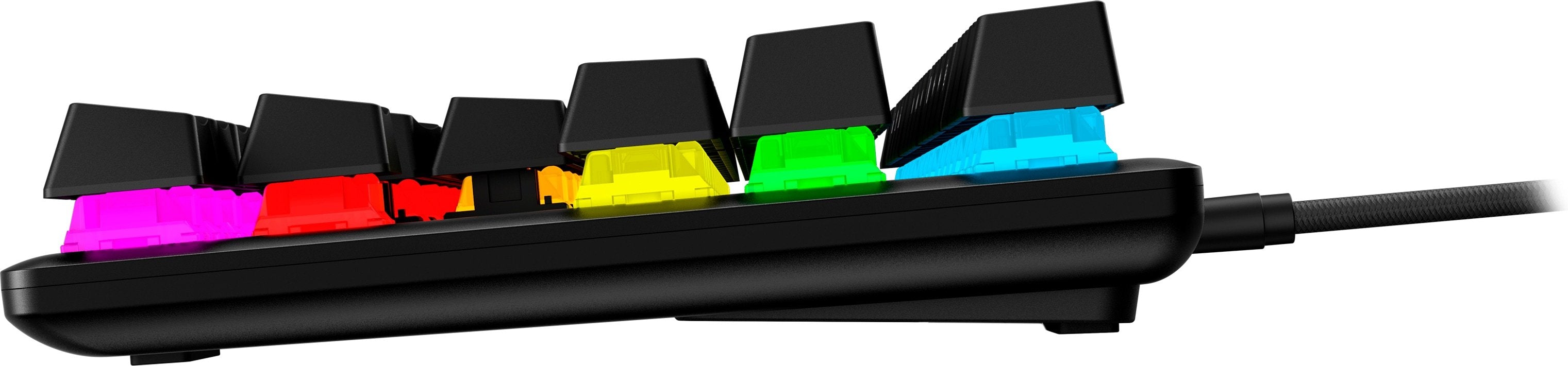 Teclado Ingles Hyperx Mecánico Gaming Alloy Origins Core Pbt Hx Rojo