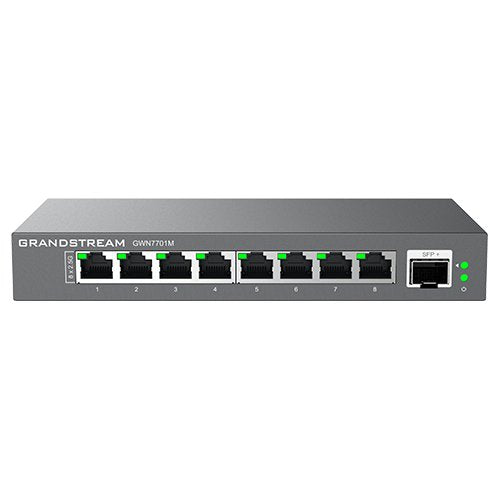 EAN 6947273704577 - Grandstream Networks GWN7701M switch No administrado 2.5G Ethernet (100/1000/2500) Negro imagen 2