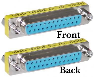 Microconnect Mod25f25f Cambiador De Género Para Cable Db25 Azul