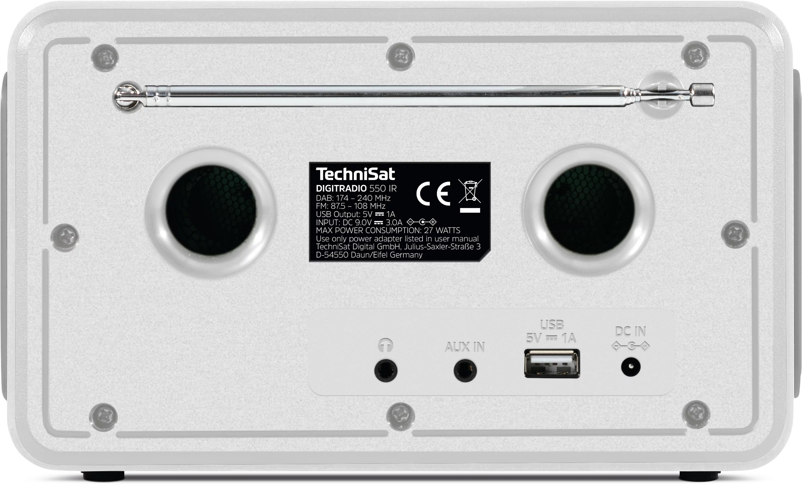 EAN 4019588139954 - TechniSat Digitradio 550 IR Personal Digital Blanco imagen 6