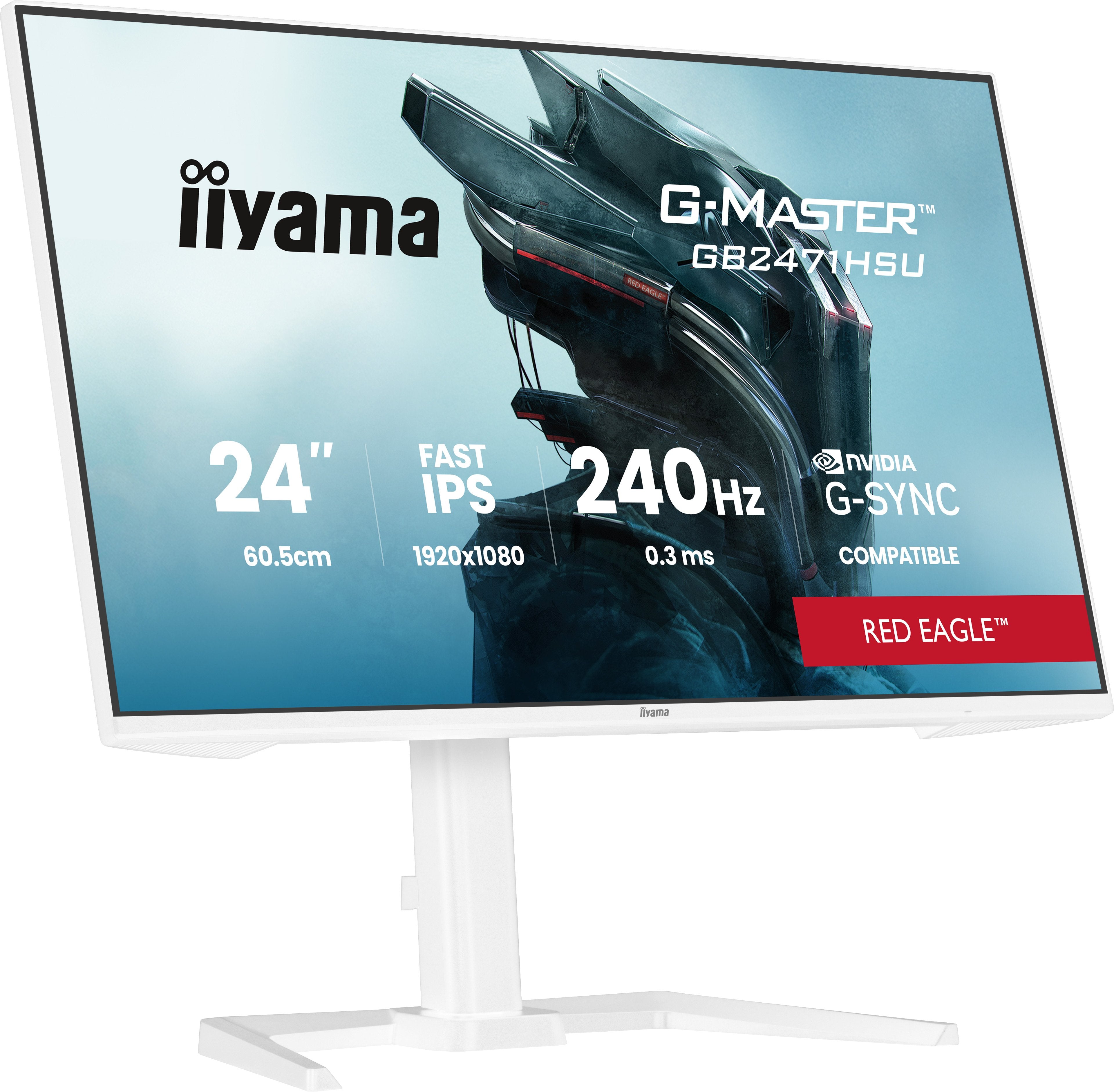 Iiyama 60.5cm 24" Gb2471hsu-W1 16:9 2xhdmi+Dp+Usb-C Ips