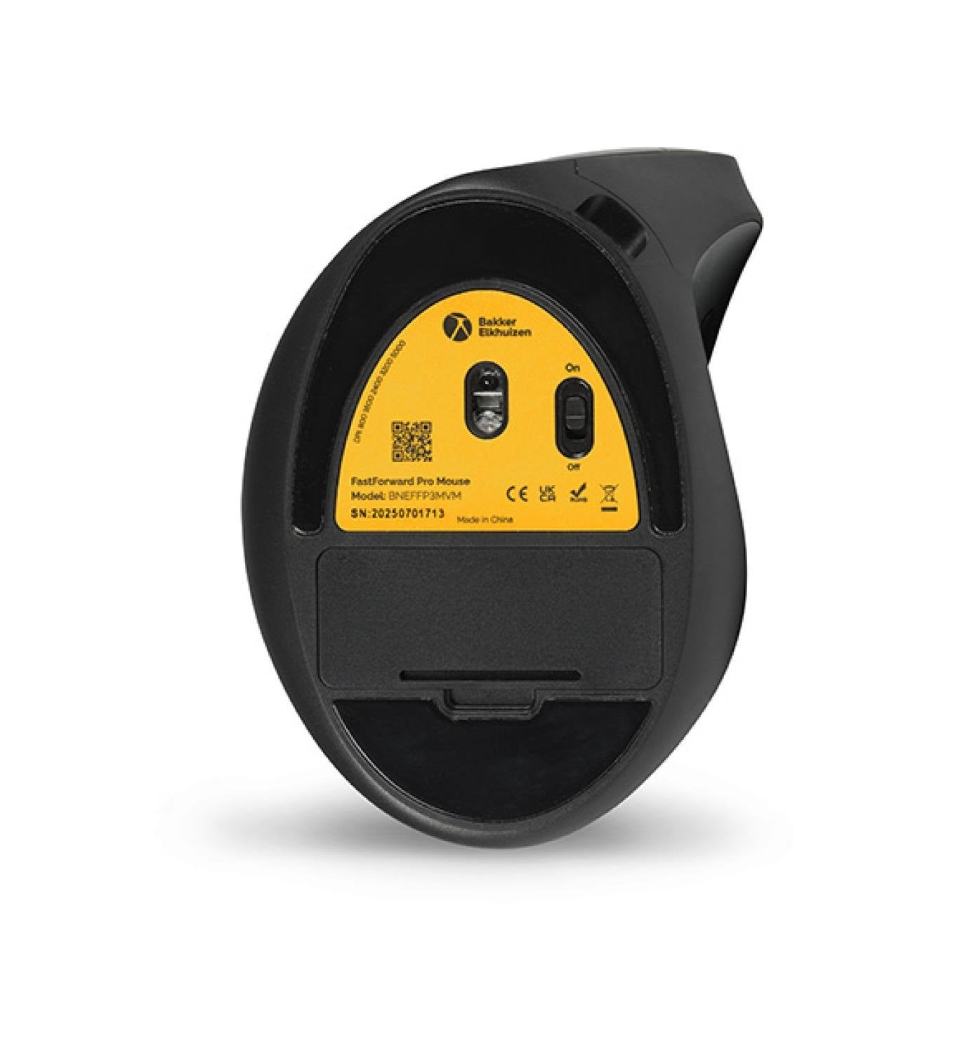 Ratón Bakkerelkhuizen Bneffp3mvm Oficina Mano Derecha Rf Wireless + Bluetooth + Usb Type-C Óptico 5000 Dpi