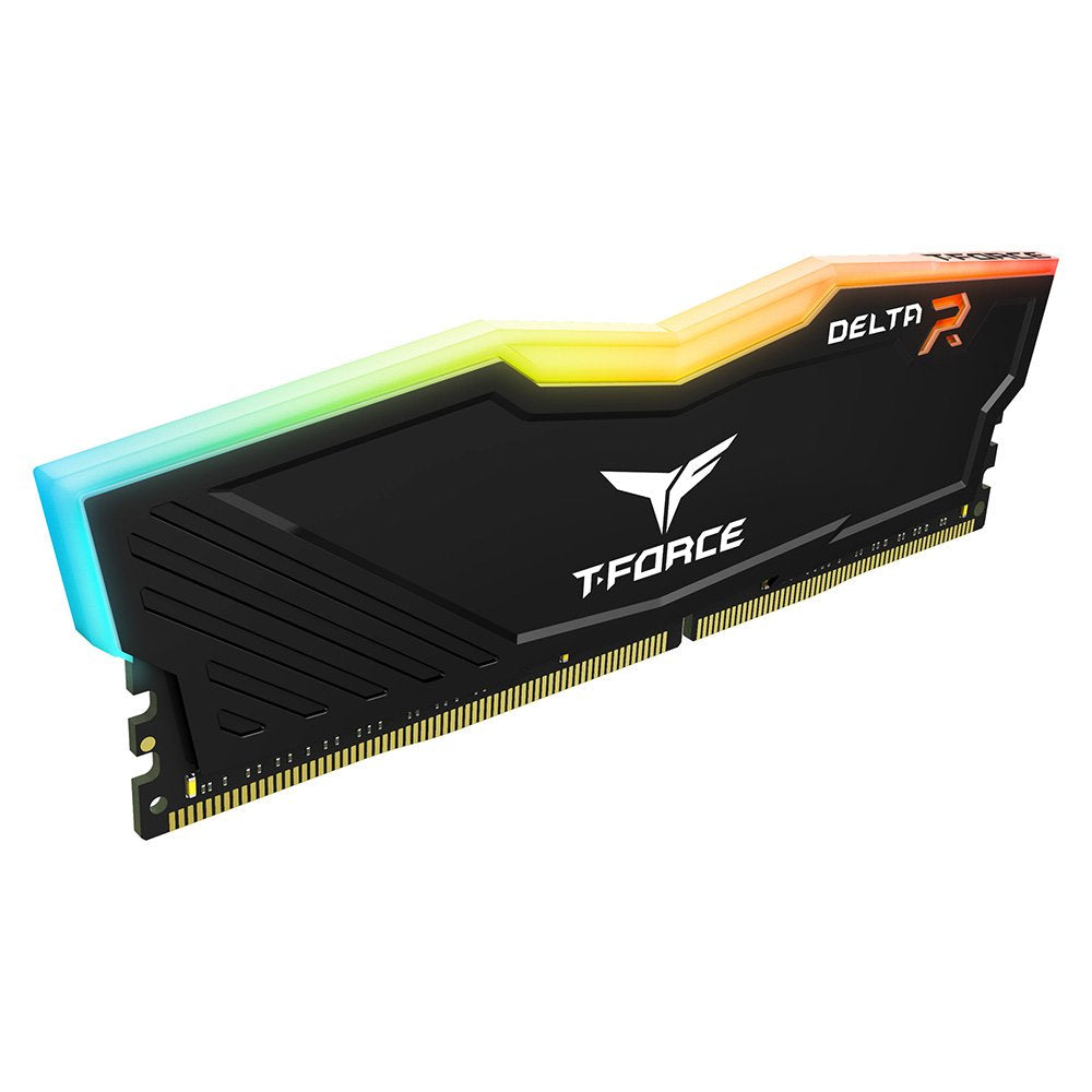 Memoria Kit Ddr4 16gb(2x8gb)Pc4-25600 3200mhz Teamgroup Delta Rgb Negro Bulk C16