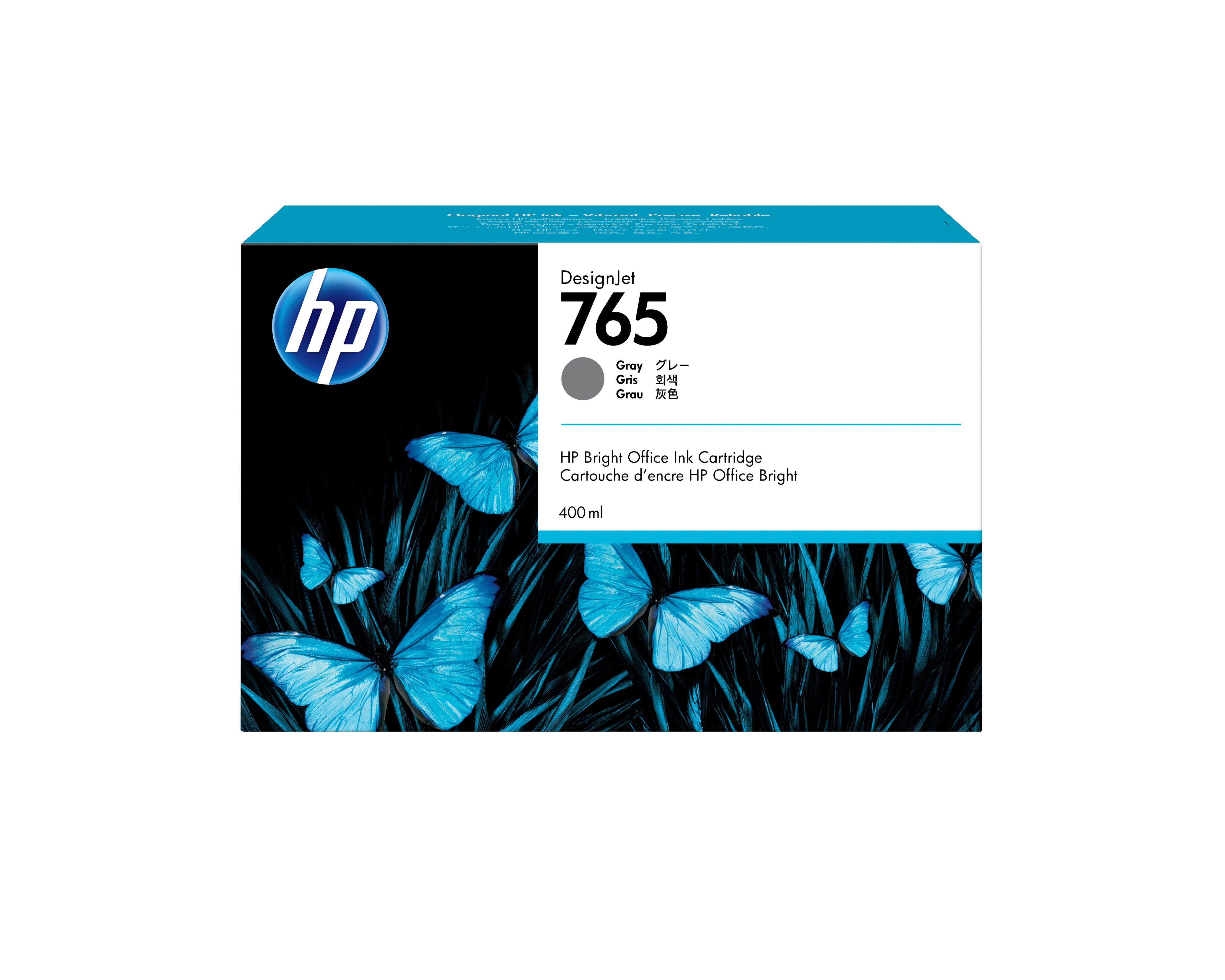 EAN 0888793342206 - HP 765 400-ml Gray DesignJet Ink Cartridge cabeza de impresora Inyección de tinta térmica imagen 1