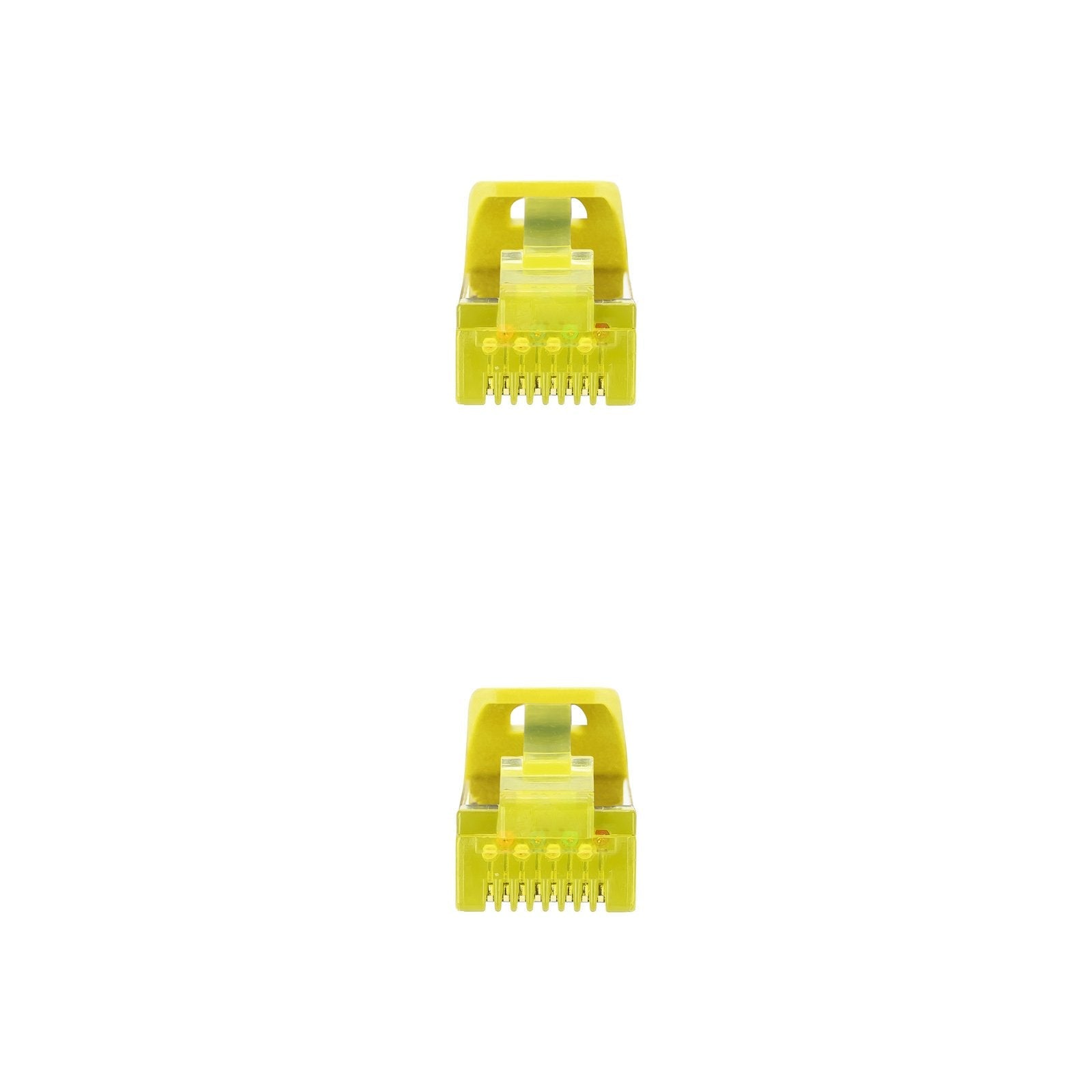 Nanocable Cable Red Lszh Cat.6a Sftp Awg26 25cm - Amarillo