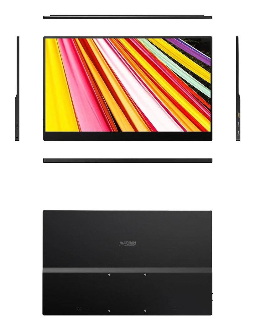 Duplee: Usb-C External Monitor 15.6 10