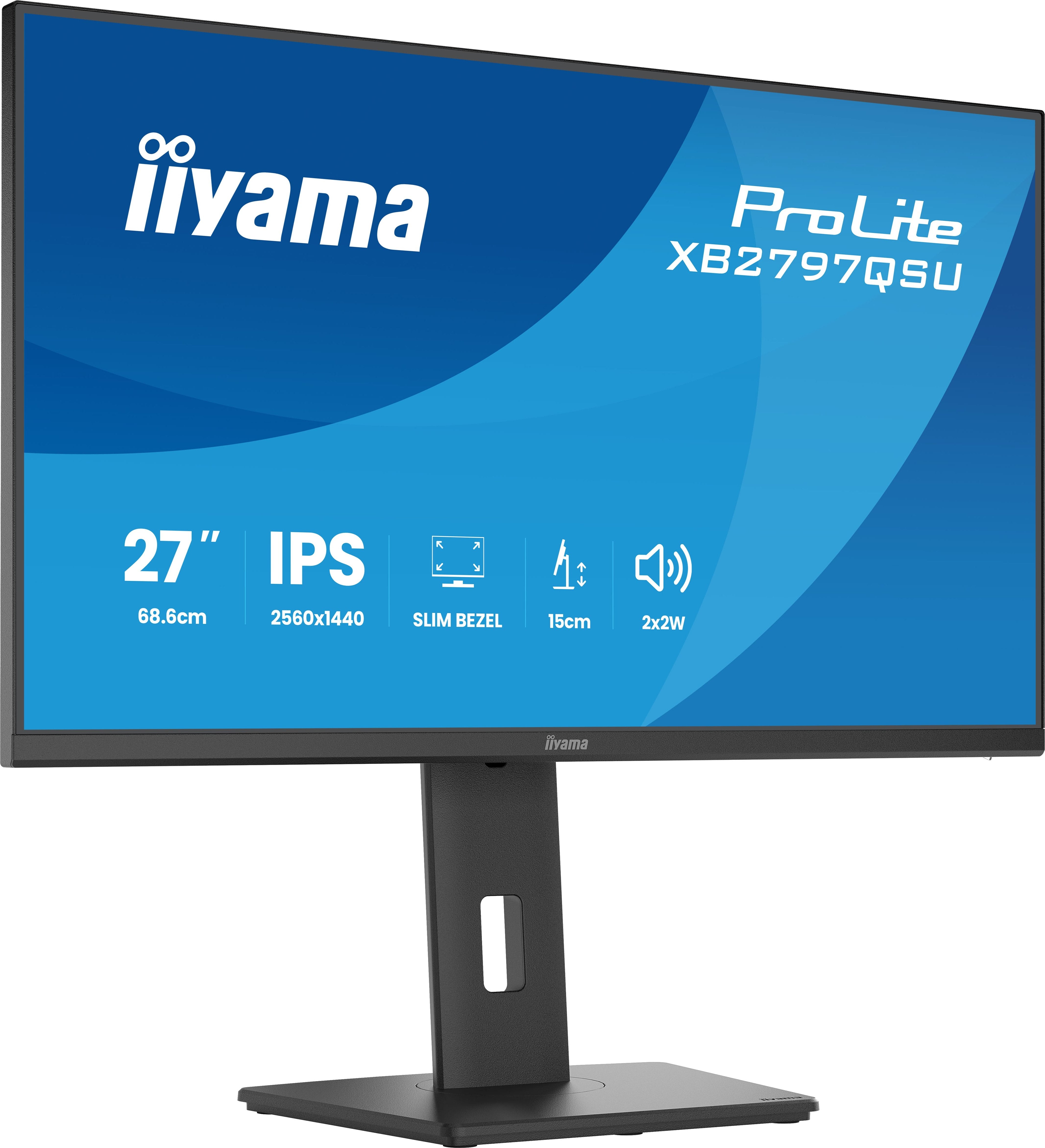 EAN 4948570125876 - iiyama ProLite XB2797QSU-B1 pantalla para PC 68,6 cm (27") 2560 x 1440 Pixeles Quad HD LED Negro imagen 7