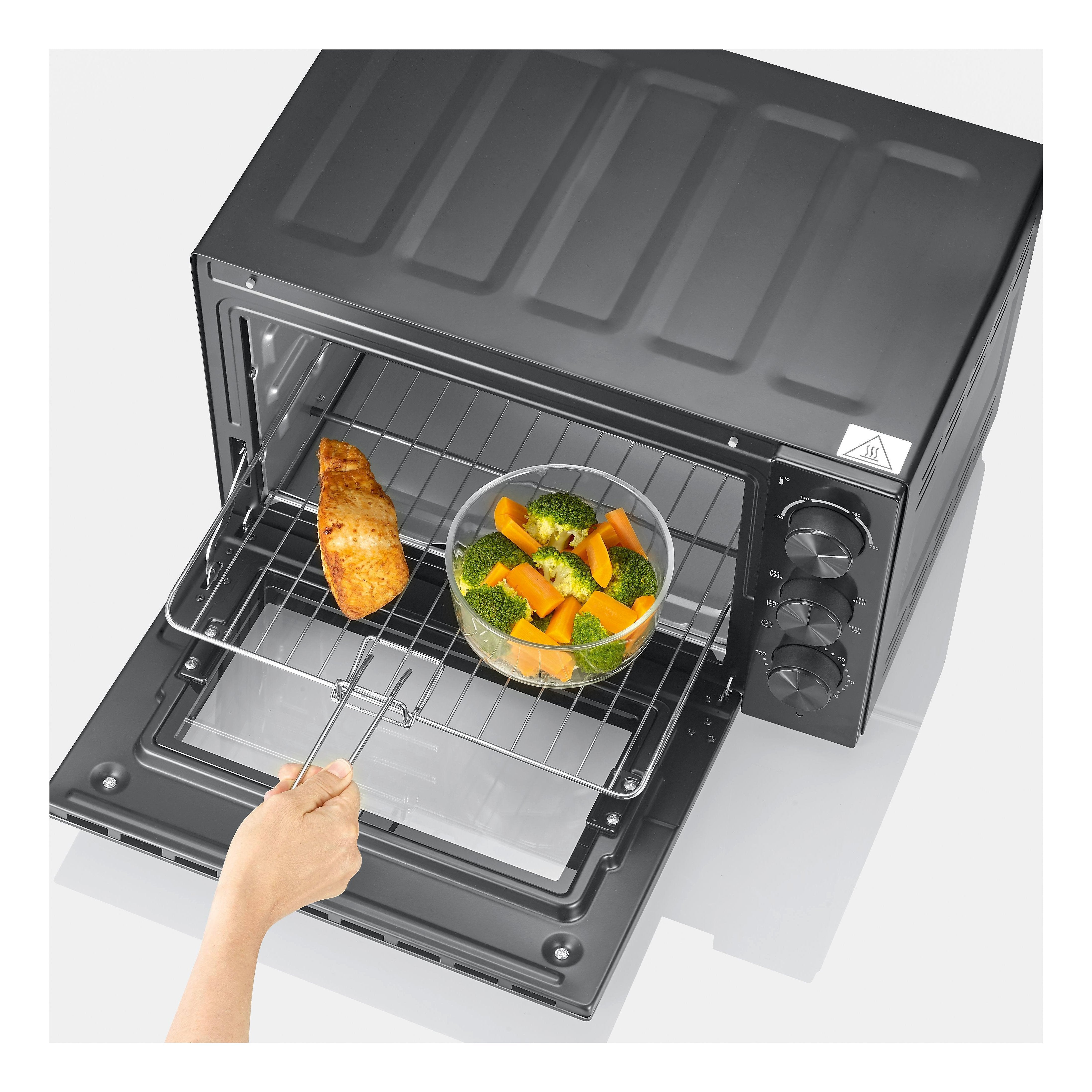 EAN 4008146048746 - Severin TO 2075 horno tostador 30 L 1600 W Negro Parrilla imagen 10