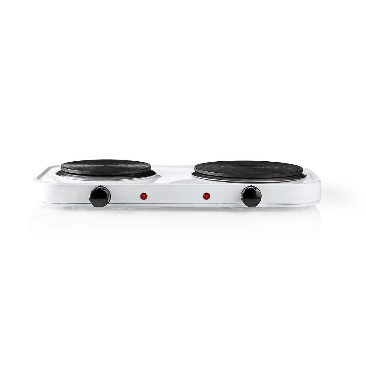 EAN 5412810293148 - Nedis KAEP250EWT2 hobs Blanco Encimera Hornillo eléctrico / Placa eléctrica 2 zona(s) imagen 1