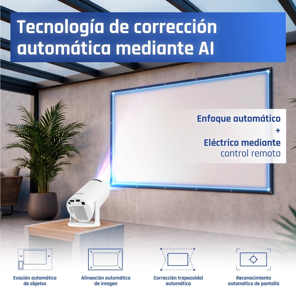 EAN 2521052419063 - iggual IGG318973+IGG318126 videoproyector 120 lúmenes ANSI 720p (1280x720) Blanco imagen 8