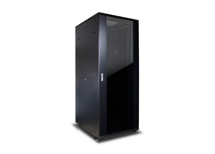 Inter-Tech 88887257 Armario Rack 42u Rack O Bastidor Independiente Negro, Armario It Negro, Rack O Bastidor Independiente, 42u, 800 Kg, Negro