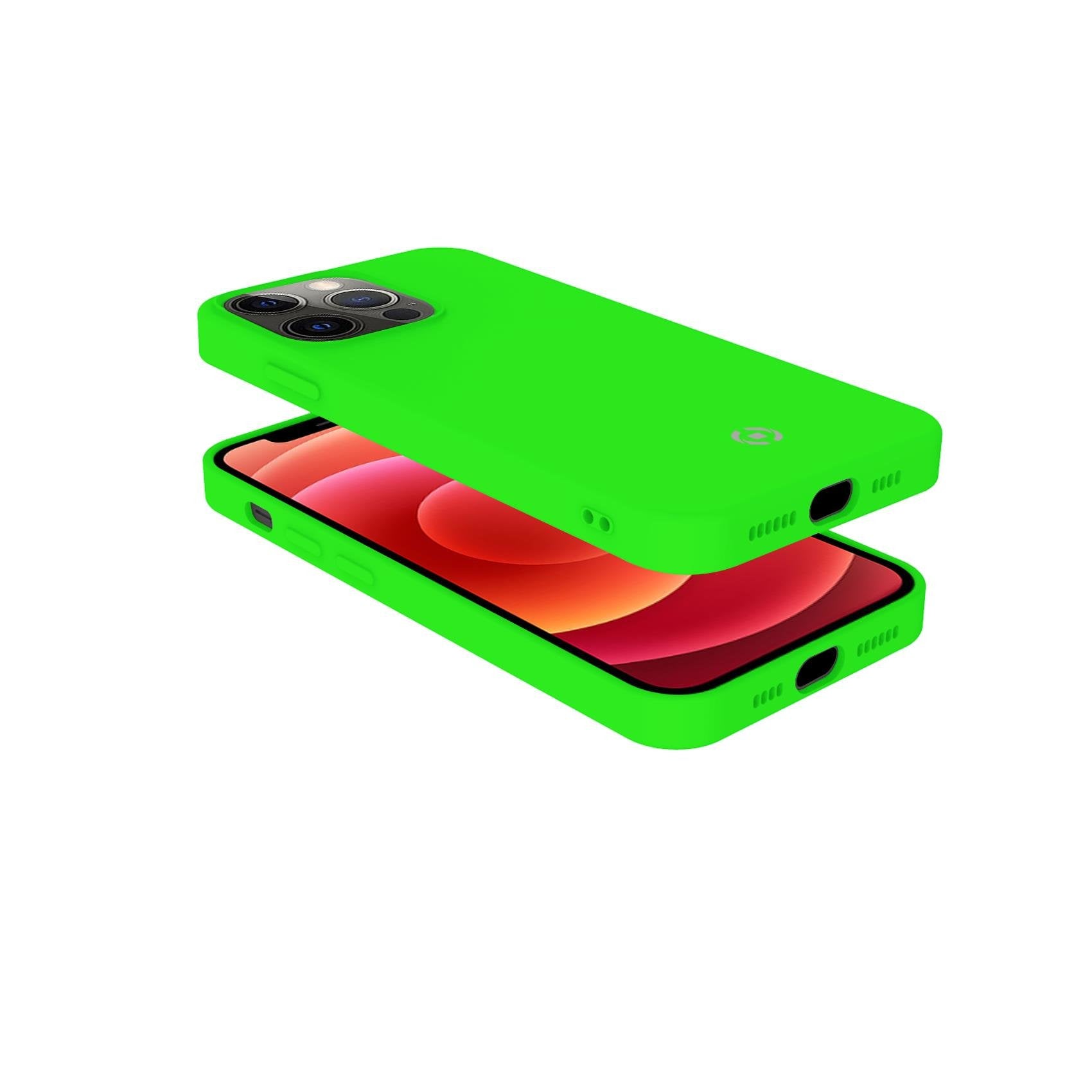 Case Celly Iphone 13 Pro Max Cover Cromo Green Cromo1009gnf