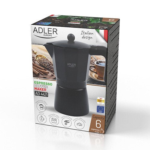 EAN 5905575901576 - Adler AD 4421 Cafetera italiana 0,3 L Negro imagen 11