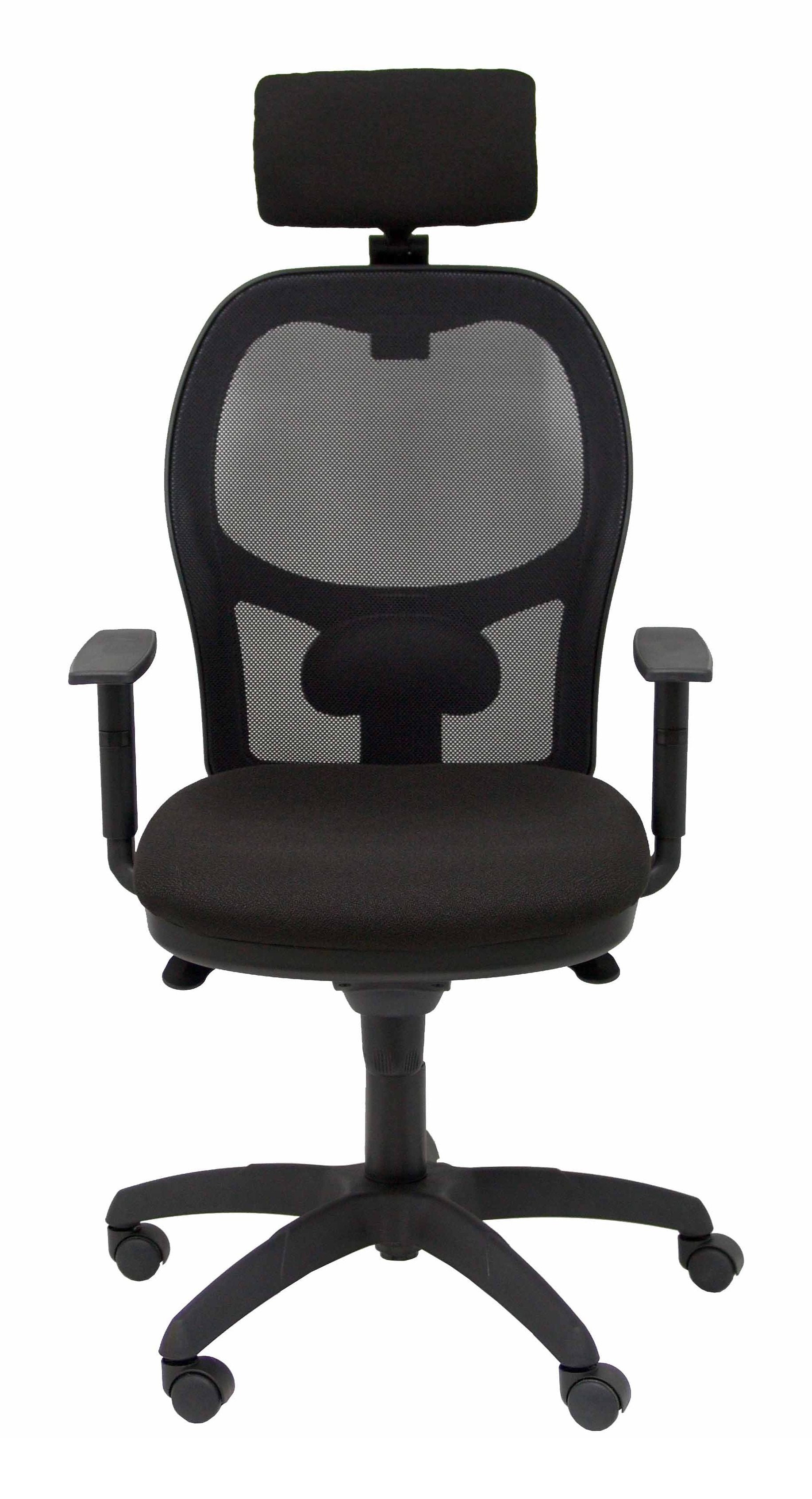 Silla Jorquera Malla Negra Asiento Bali Negro Cab